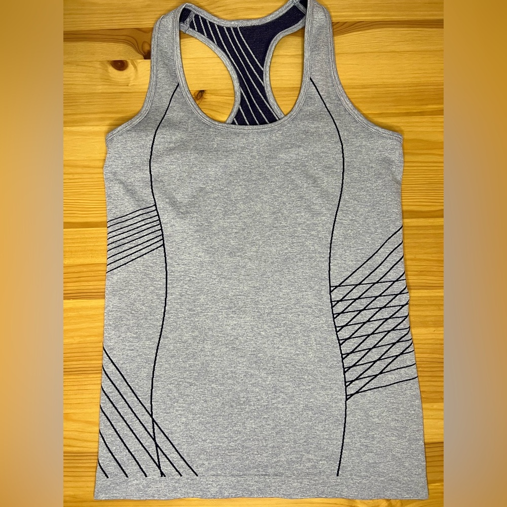 FABLETICS AISHA Purple Seamless Racerback Tank Top